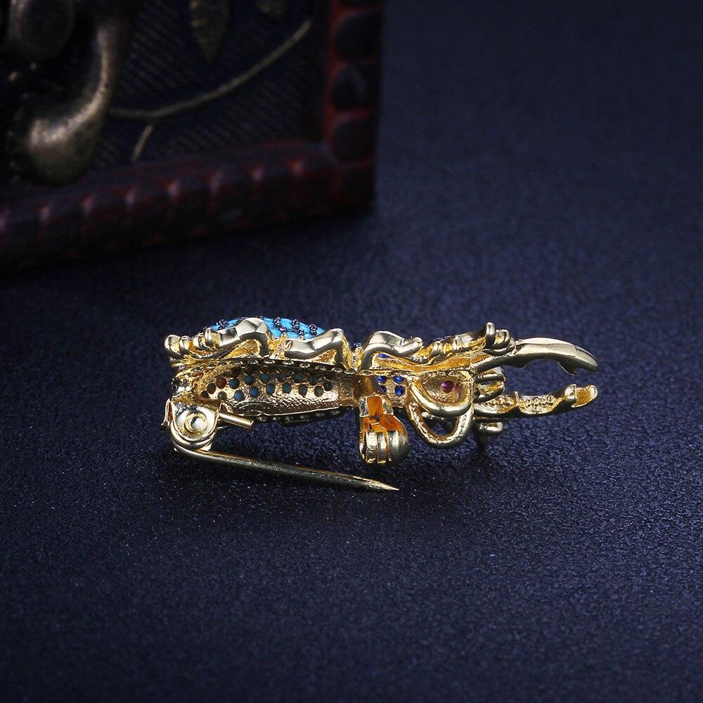 Romantic Copper Crystal Beetle Insect with Cubic Zirconia Pendant Necklace, Fashion Jewelry Gift for Women-Customized Jewel