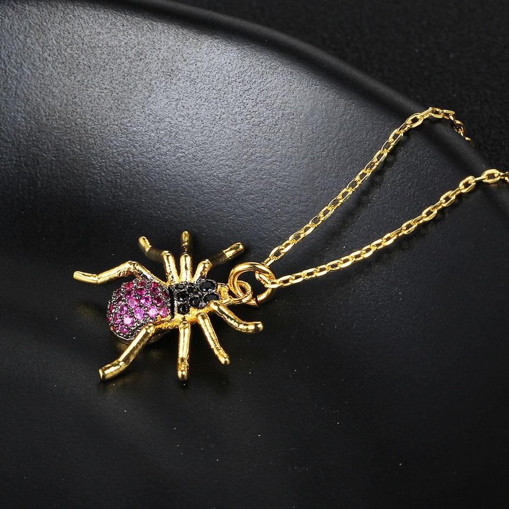 Imitation Necklace for Women, Spider Choker Pendant, Trendy Insect Jewelry-Customized Jewel