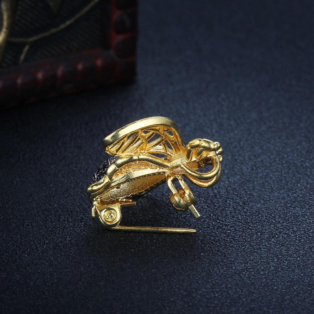 Crystal Vintage Bee Insect Necklace&Pendants For Women Pins Fashion Dress Coat Accessories Cute Jewelry-Customized Jewel