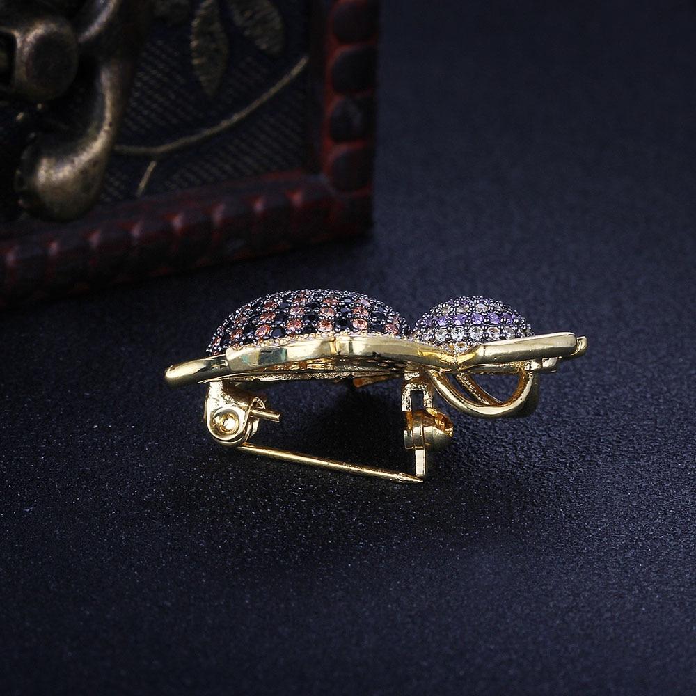 Cute Cubic Zirconia Bee Insect Necklace & Pendants For Women Gift Fashion Jewelry-Customized Jewel