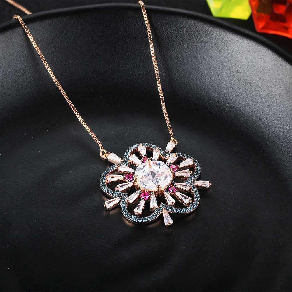925 Sterling Silver Plum Blossom Pendant Necklaces for Women, Classic & Charming Jewelry-Customized Jewel
