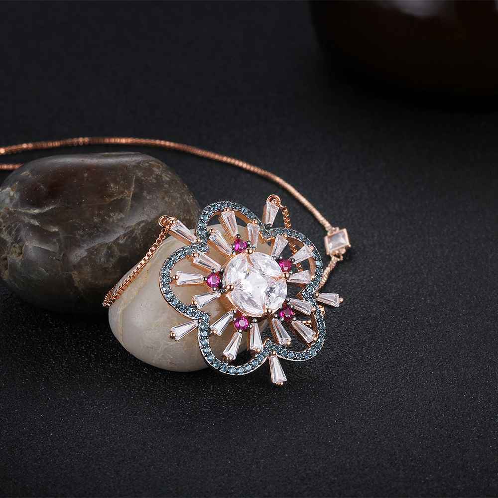 925 Sterling Silver Plum Blossom Pendant Necklaces for Women, Classic & Charming Jewelry-Customized Jewel