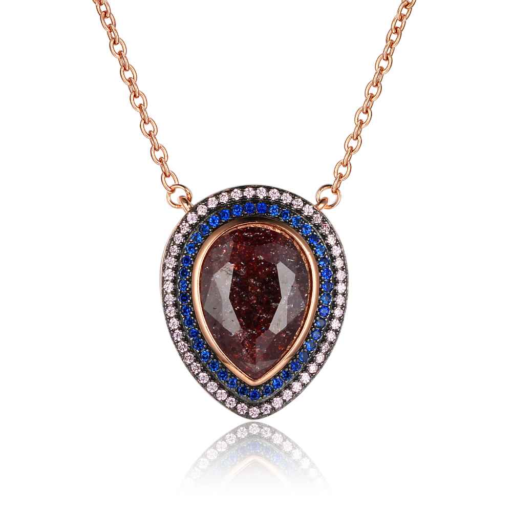 Geometric Choker Silver Pendant Necklaces-Customized Jewel