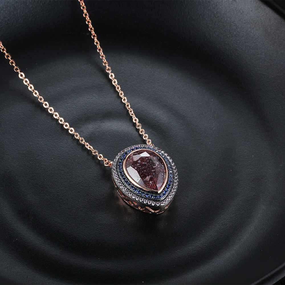 Geometric Choker Silver Pendant Necklaces-Customized Jewel