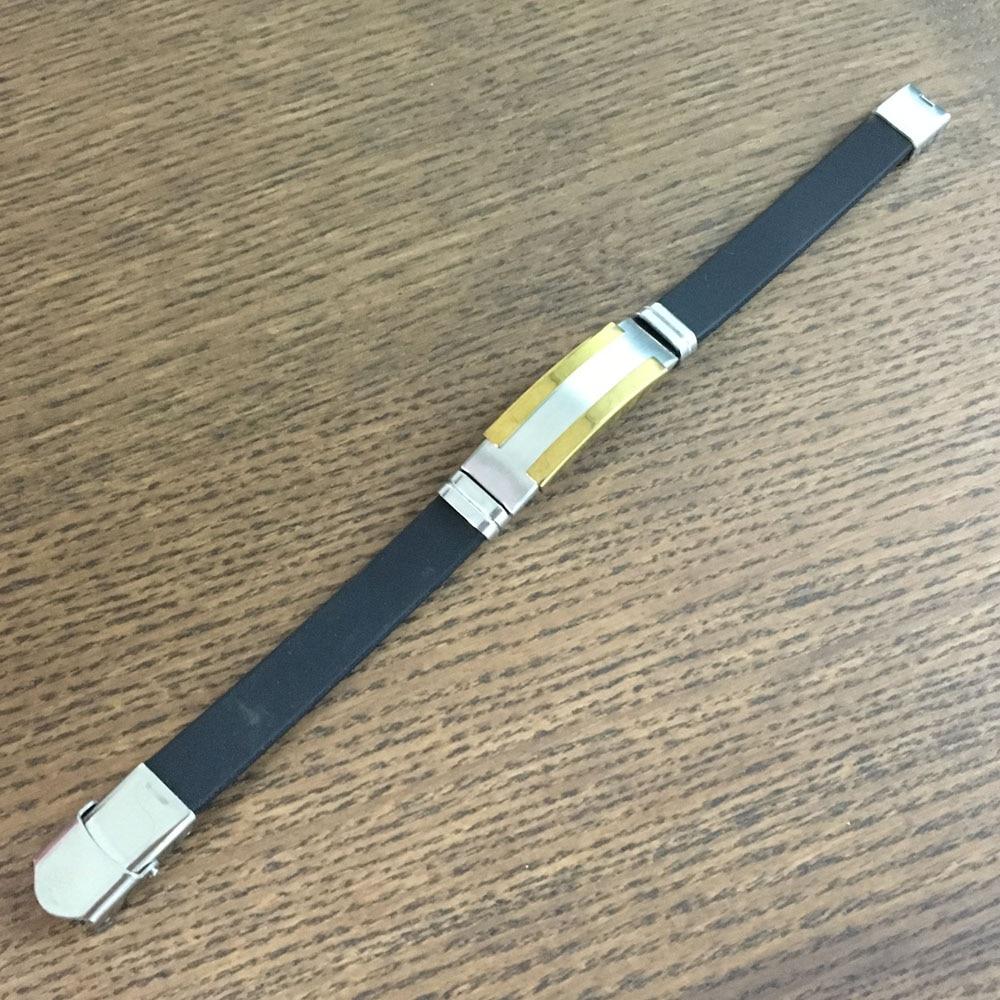 Stainless Steel Genuine Leather Punk Bracelets for Women, Trendy Black Wristbands, Anniversary Gift-Customized Jewel