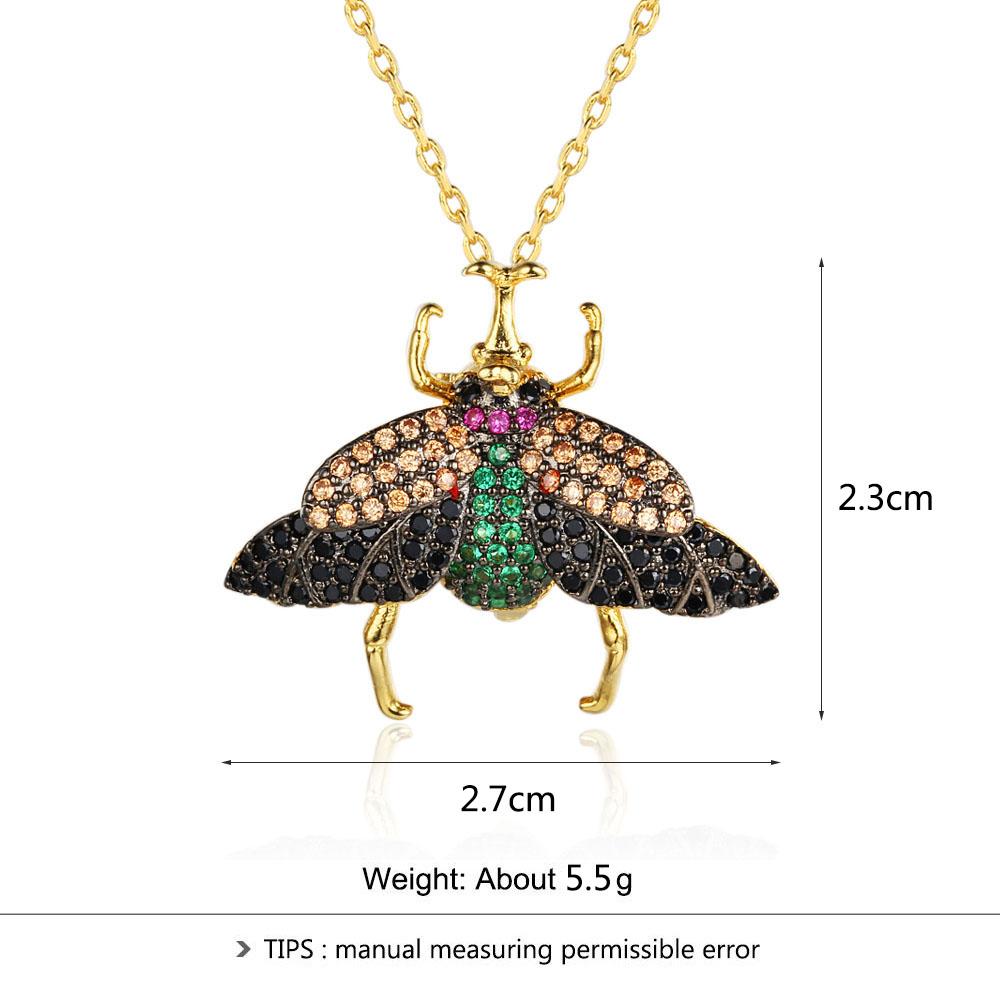 New Arrival Multiple Cubic Zirconia Butterfly Necklaces & Pendants for Women Pins Jewelry Choker Necklace-Customized Jewel
