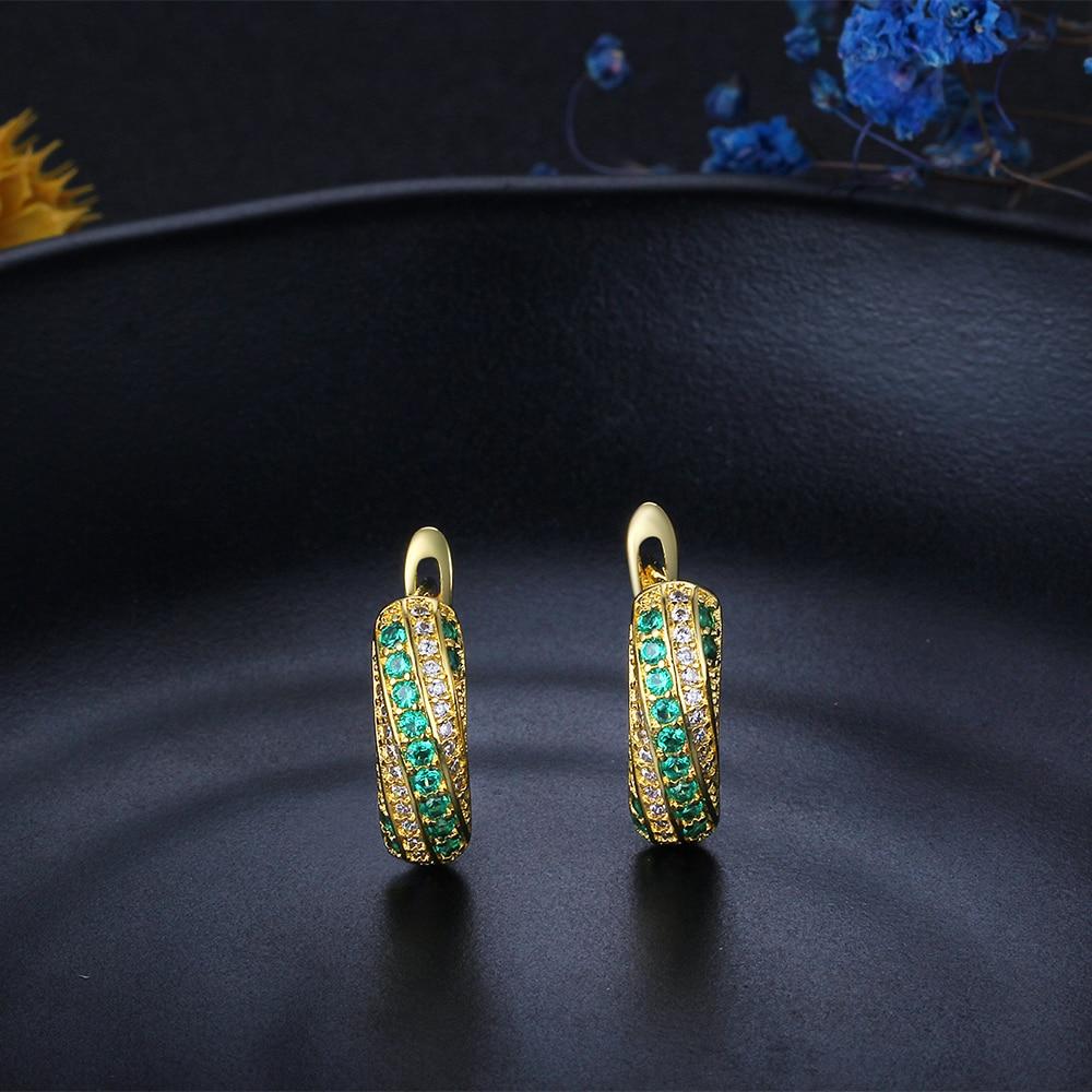 Party Accessorise Fashion Hoop Earrings Circle Elegant Simple Pierced Golden Color Classic Jewelry For Women-Customized Jewel