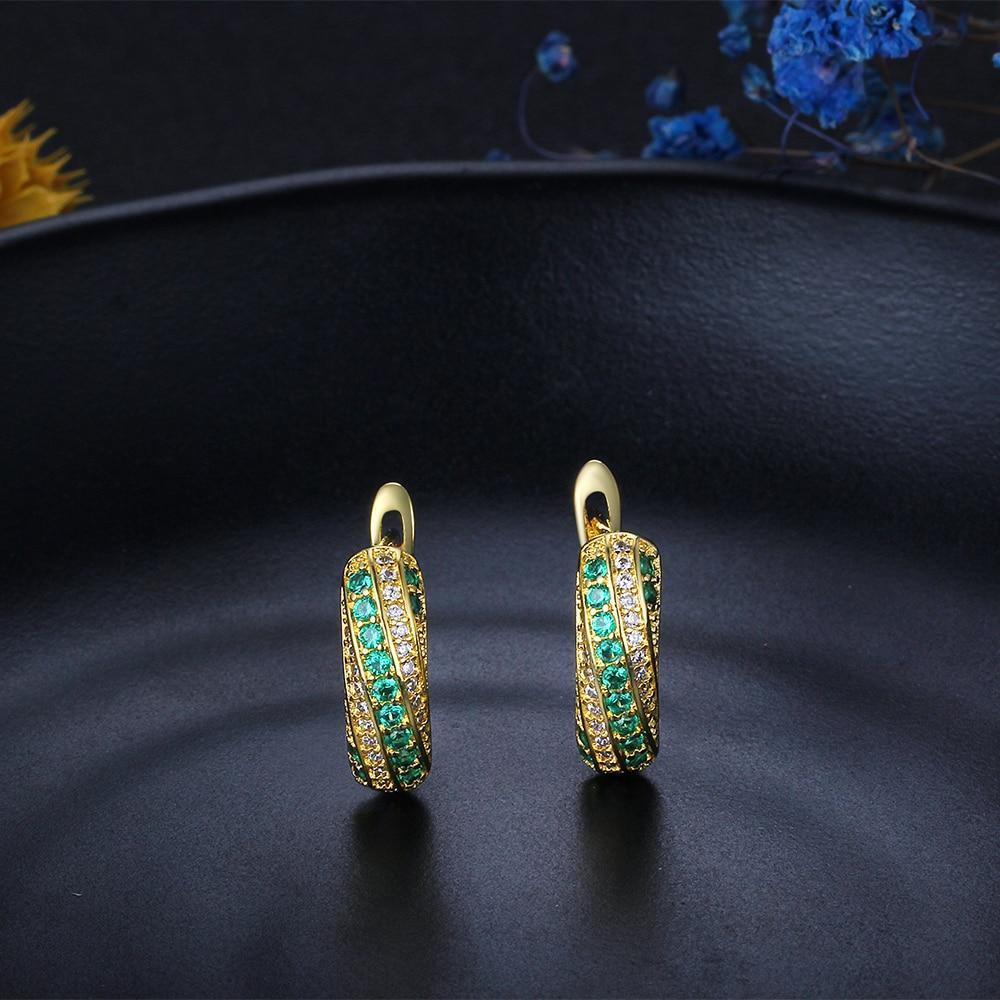 Party Accessorise Fashion Hoop Earrings Circle Elegant Simple Pierced Golden Color Classic Jewelry For Women-Customized Jewel