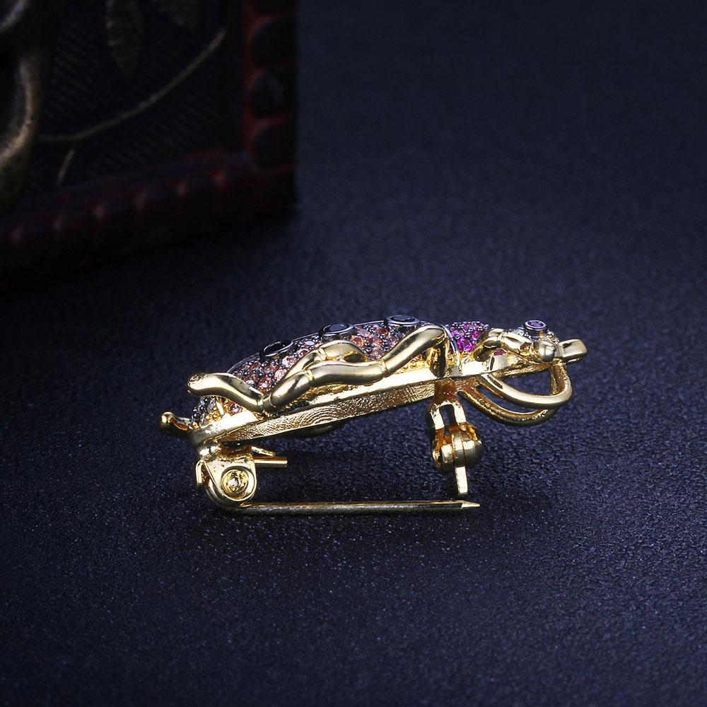 Animal Pendants Necklace - Beetle Cockroach Insect Pendant - Jewelry Gift for Women - Gold brooch Necklace-Customized Jewel