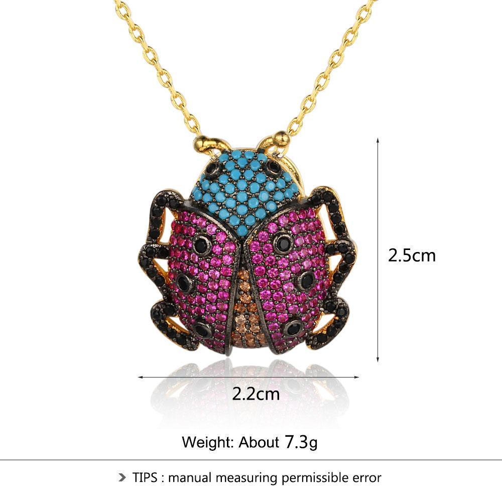 Fashion Lovely Tortoise Bee Insect Pendant Necklace, Jewelry Gift for Women, Girls & Children-Customized Jewel