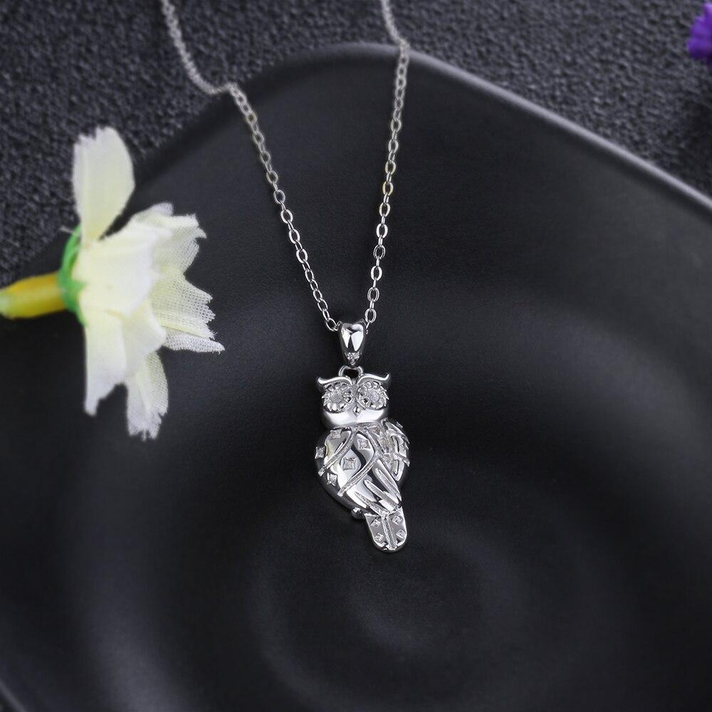Fashion 925 Sterling Silver Necklace for Women with Owl Shape Pendant, Jewelry Gift for Her-Customized Jewel
