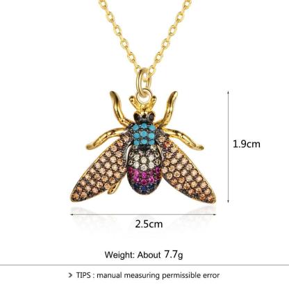 Adorable Insect Bee Pendant & Necklace, Trendy Jewelry Gift-Customized Jewel