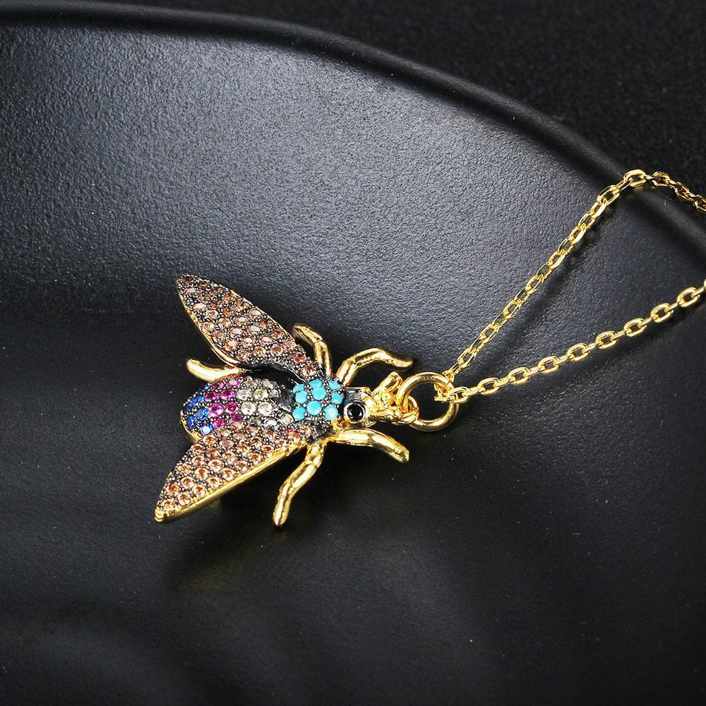 Adorable Insect Bee Pendant & Necklace, Trendy Jewelry Gift-Customized Jewel