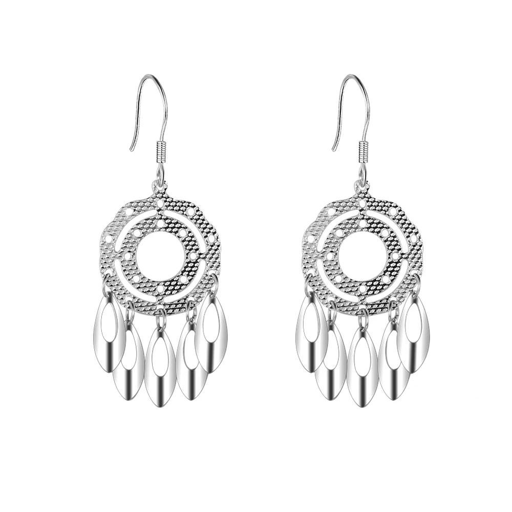 Fashion 925 Sterling Silver Chandelier Drop Earrings, Party Jewelry for Women-Customized Jewel