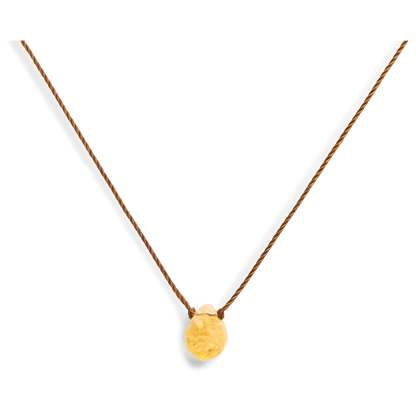 Raw Citrine Vibrationally High Crystal Necklace-Customized Jewel