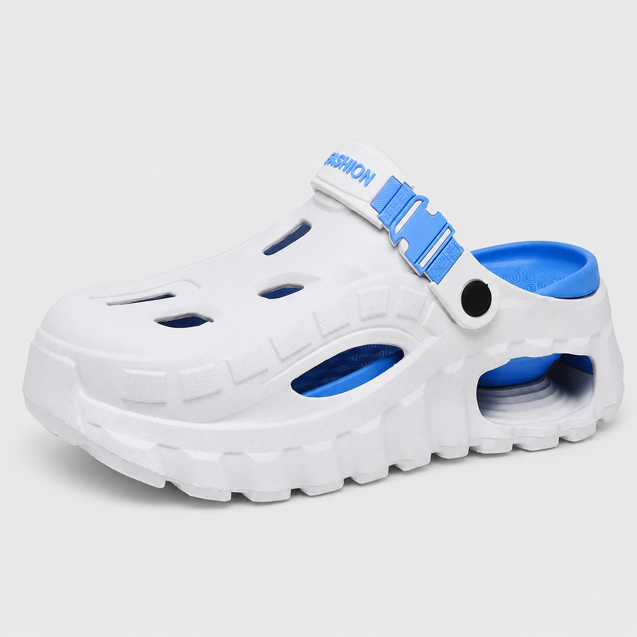 Summer Outdoor Thick Sole Hollow Clog Slippers For Men