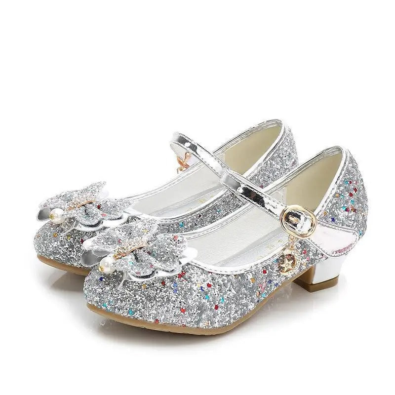 Princess Butterfly Sandals With Diamond Bowknot