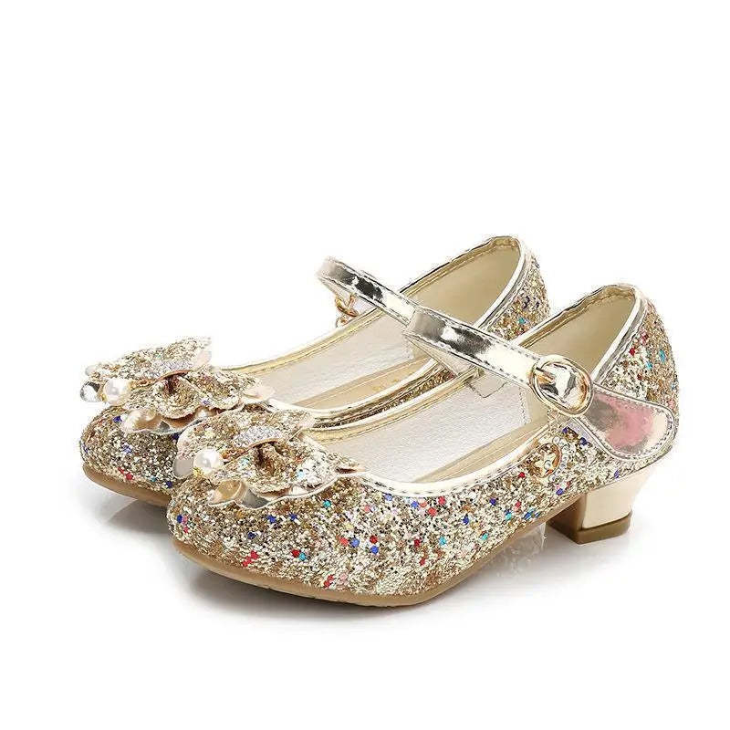 Princess Butterfly Sandals With Diamond Bowknot