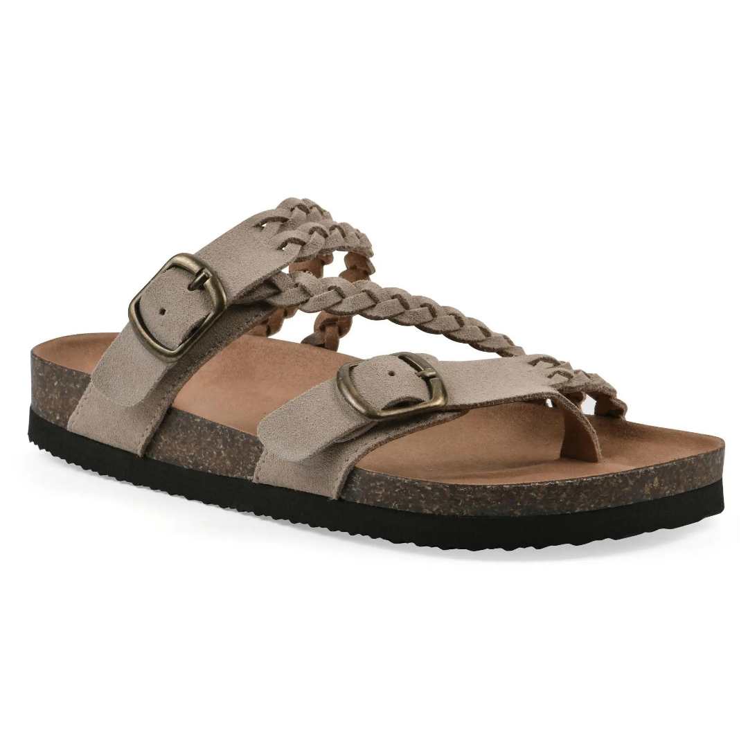 Casual Braided Strap Footbed Sandals for Women