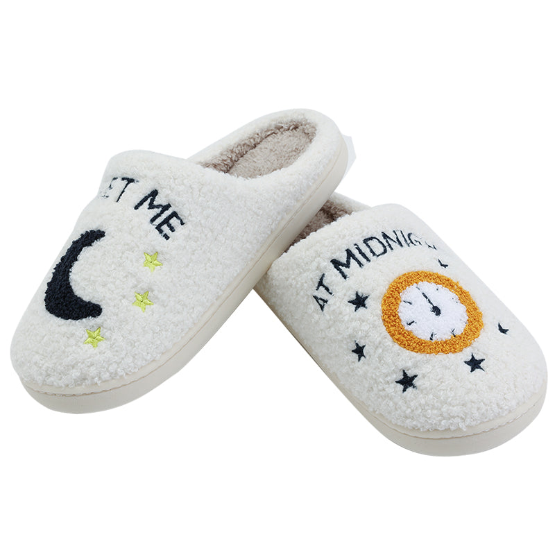 Meet Me At Midnight Slippers | Winter Slides
