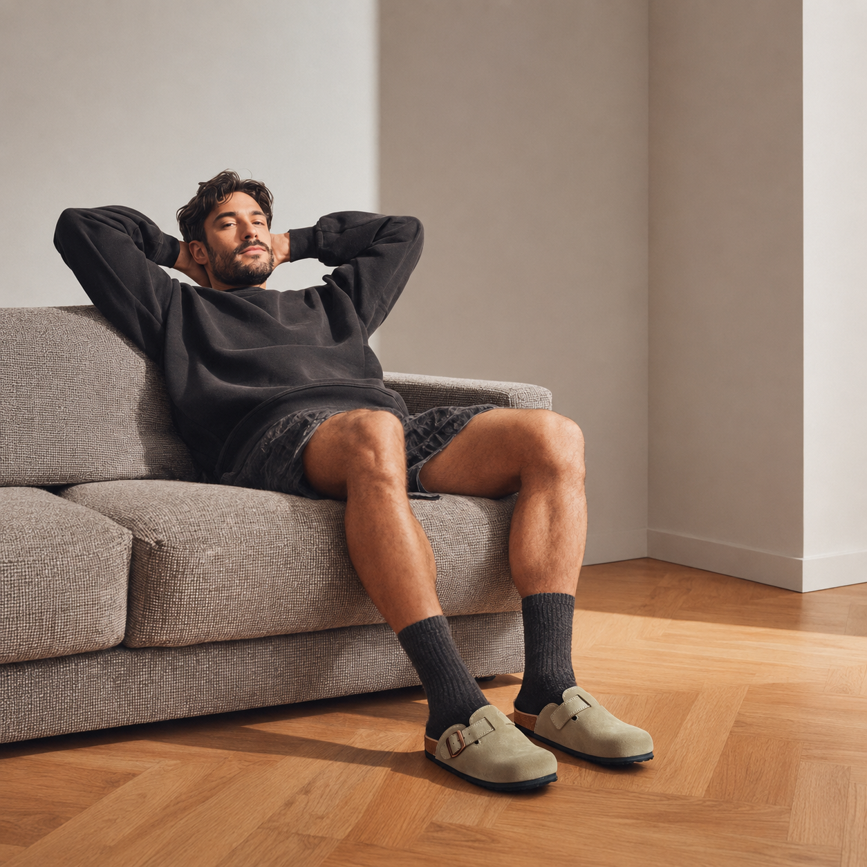 Casual Daily Wear Comfy Footbed Clogs For Men