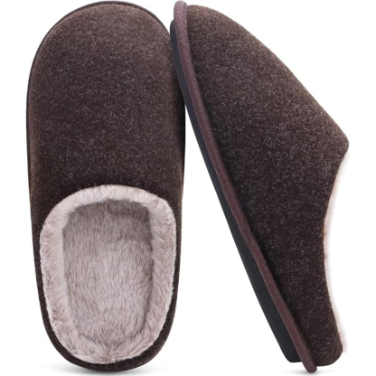 Casual Slip On Plaid House Slippers With Memory Foam