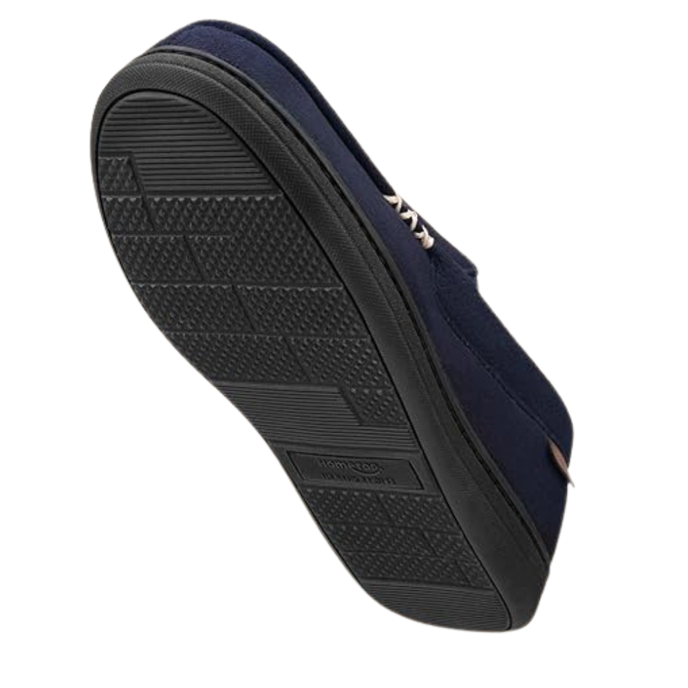 Soft Moccasin Slippers With Anti Slip Rubber Sole 