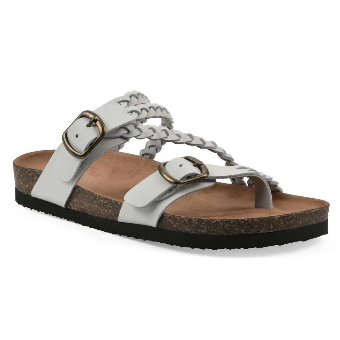 Casual Braided Strap Footbed Sandals for Women