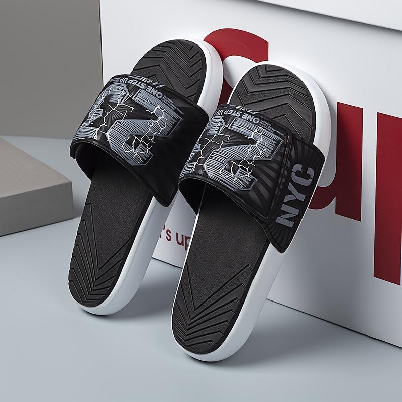 Carabiner Buckle Slide Sports Fashion Slippers For Men