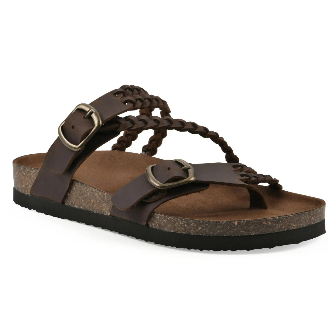 Casual Braided Strap Footbed Sandals for Women