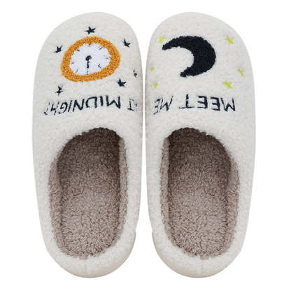 Meet Me At Midnight Slippers | Winter Slides