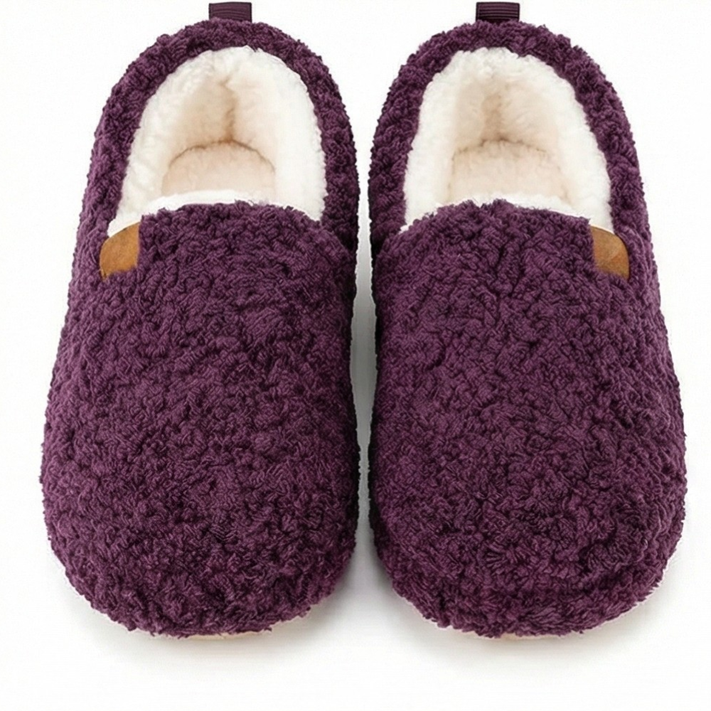 Women’s Soft Curly Full Slippers 
