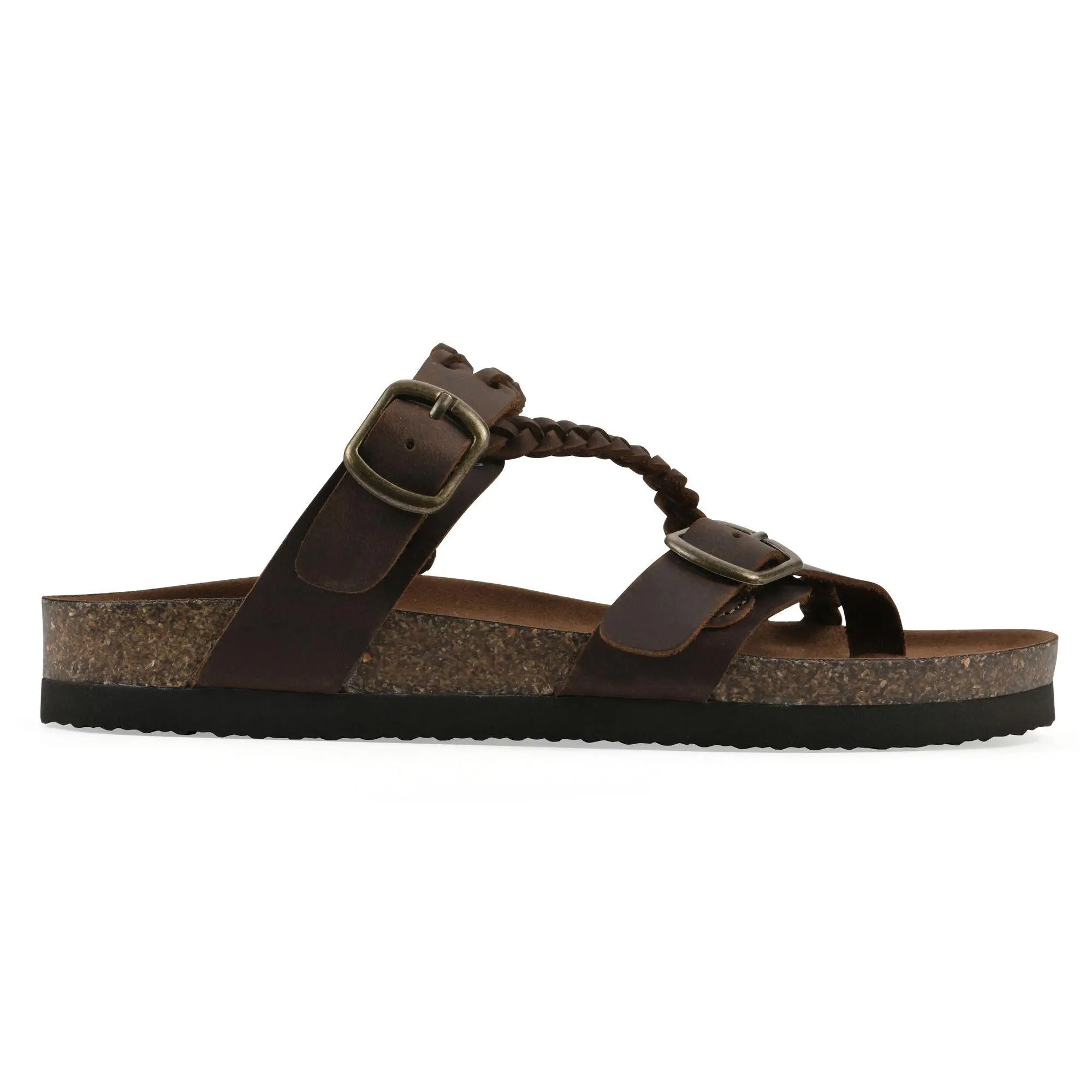 Casual Braided Strap Footbed Sandals for Women
