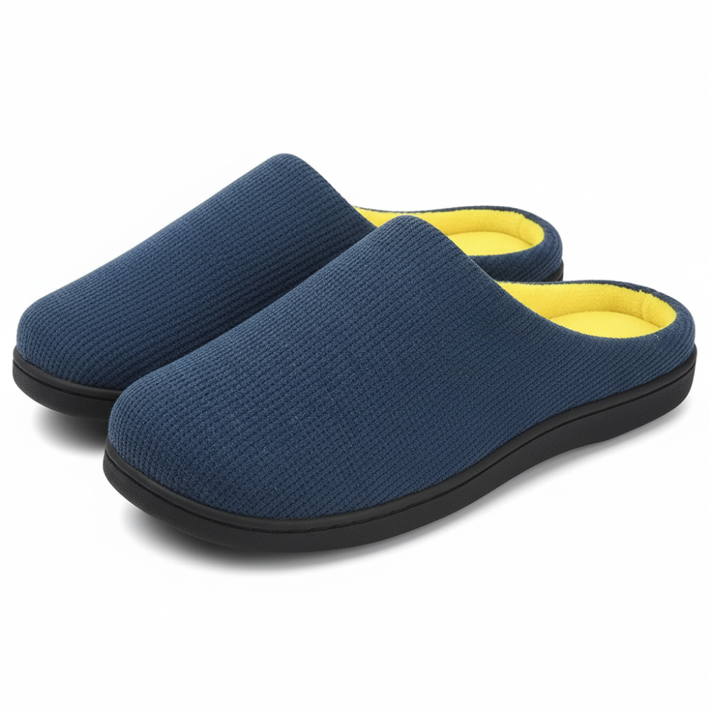 Cozy Indoor Slippers With Memory Foam Cushion