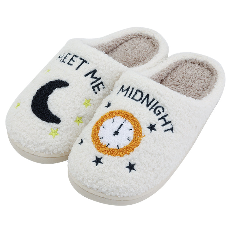 Meet Me At Midnight Slippers | Winter Slides