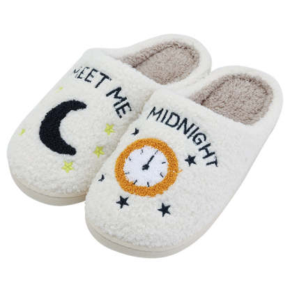 Meet Me At Midnight Slippers | Winter Slides