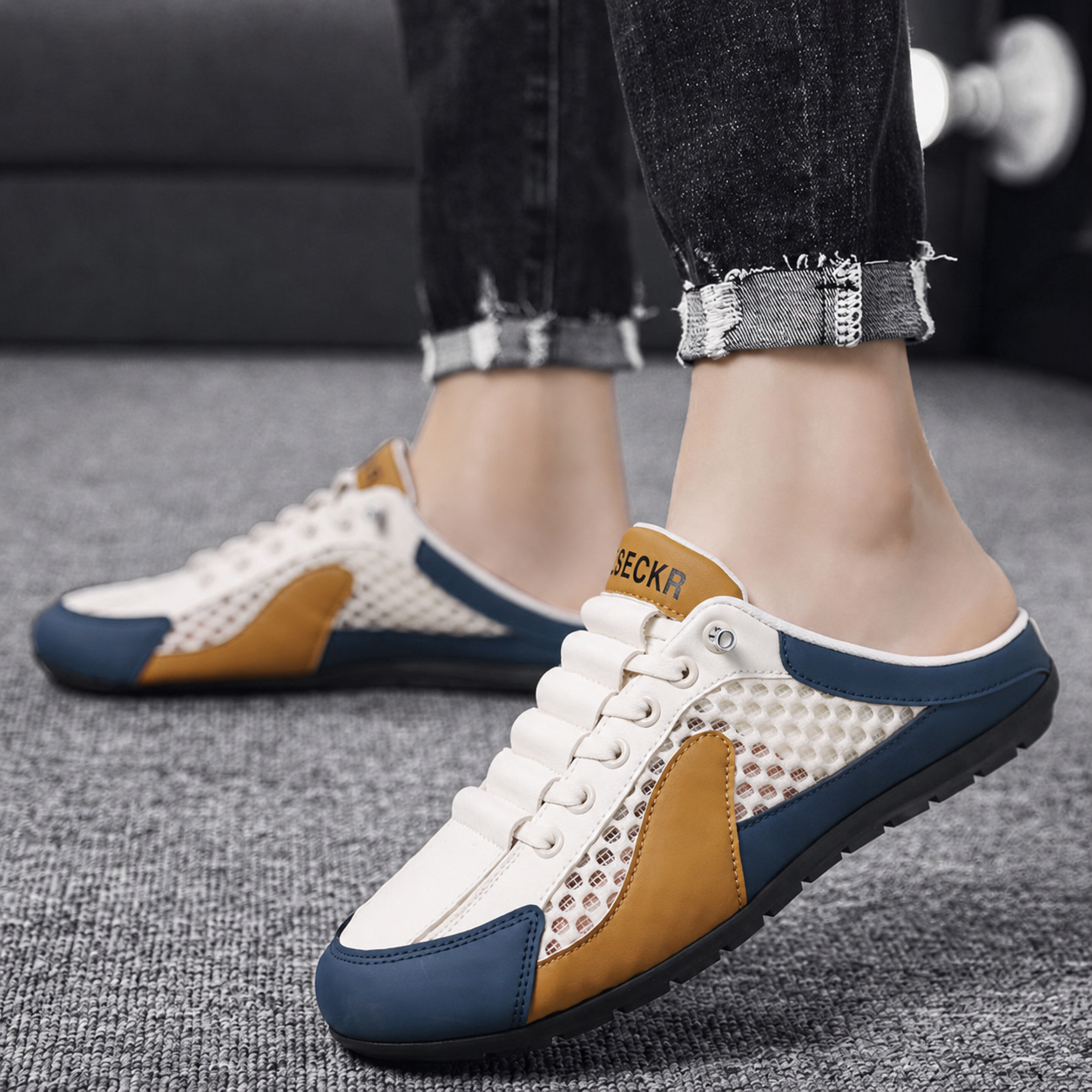 Athletic Lightweight Slip On Indoor And Beach Clog Shoes For Men