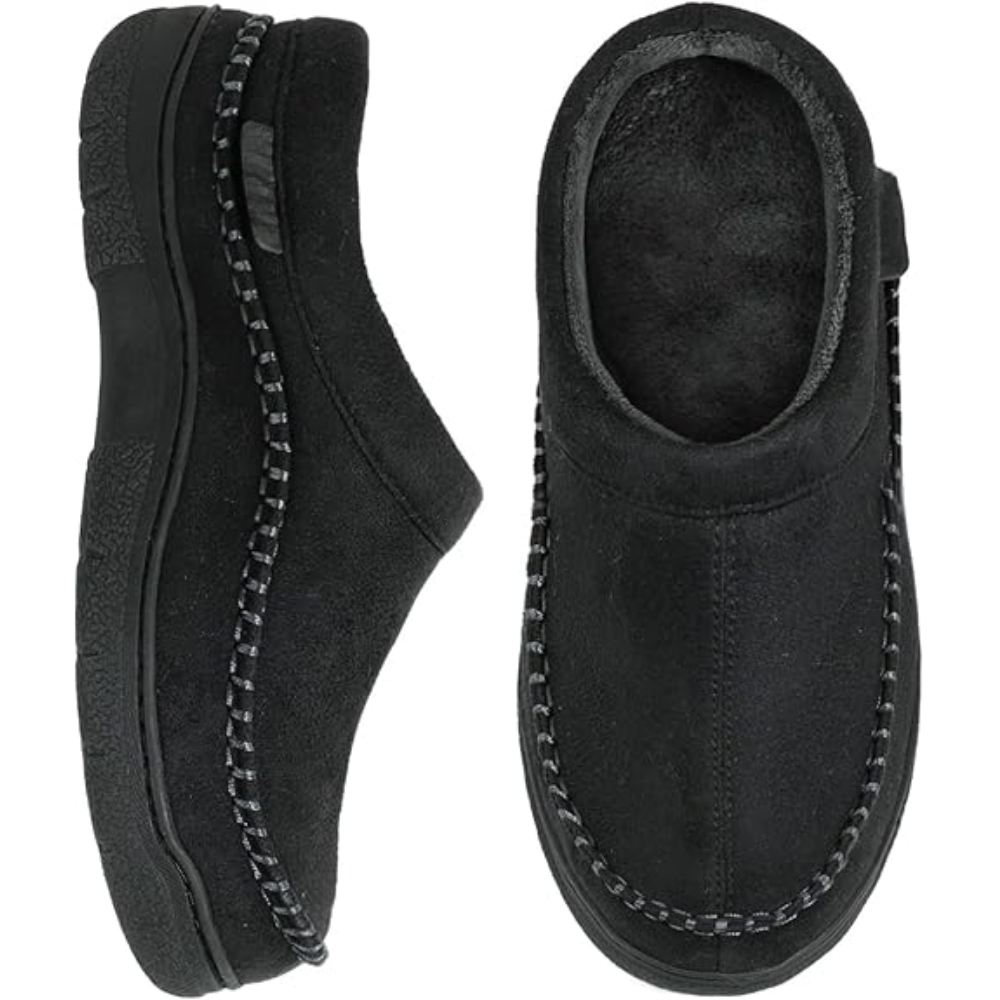 Men's Moccasin Slippers Memory Foam House Shoes