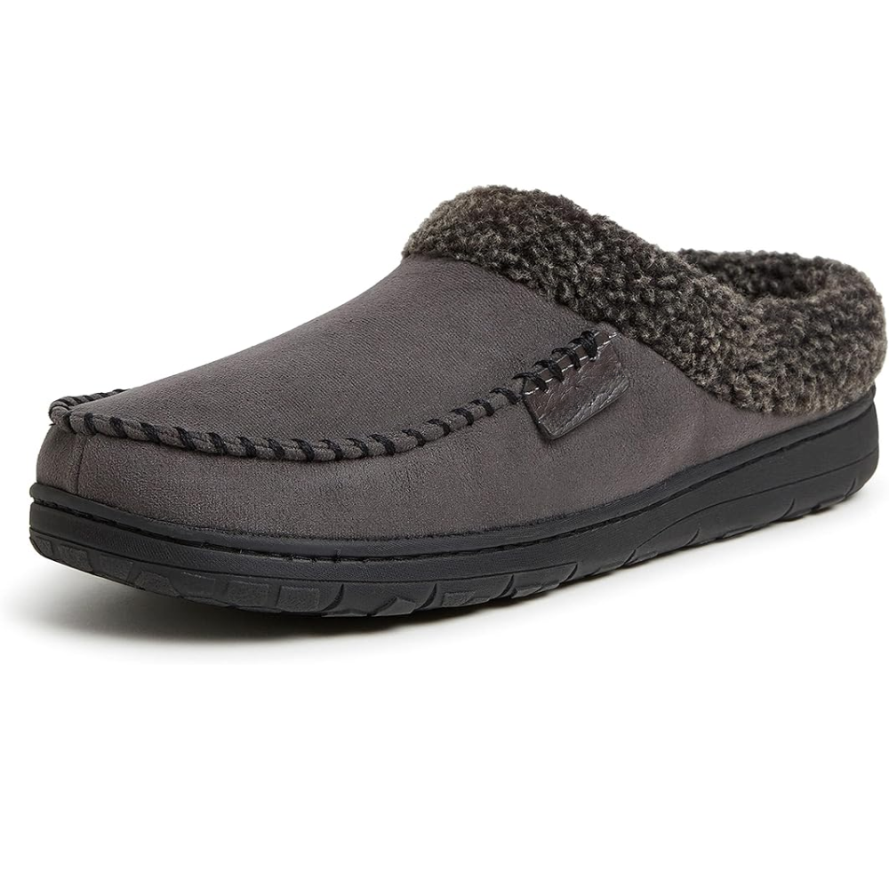 Memory Foam Clog With Fuzzy Lining For Men