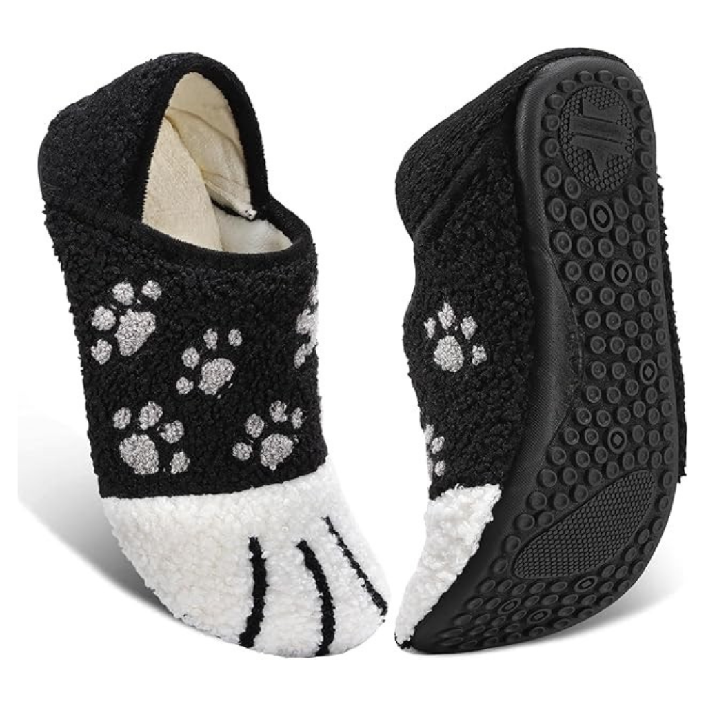 Warm House Slippers Socks With Soft Fleece Lining