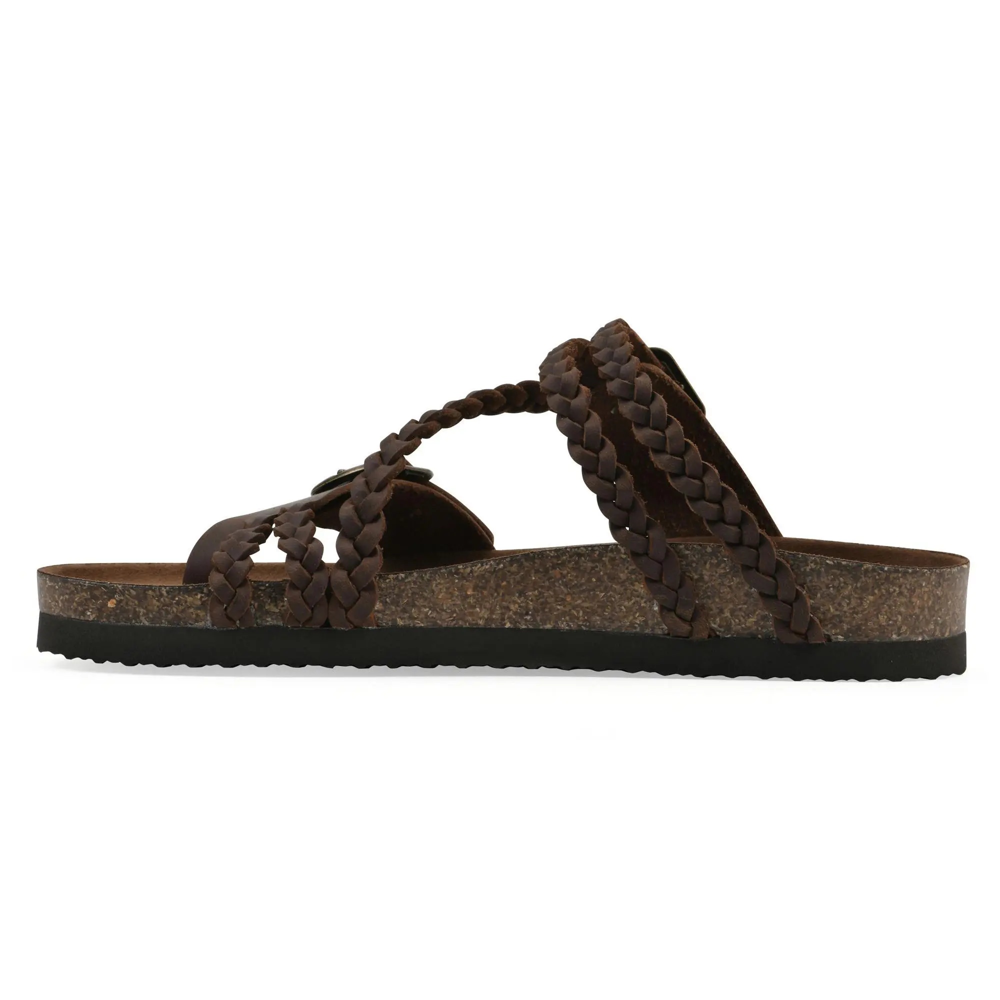 Casual Braided Strap Footbed Sandals for Women