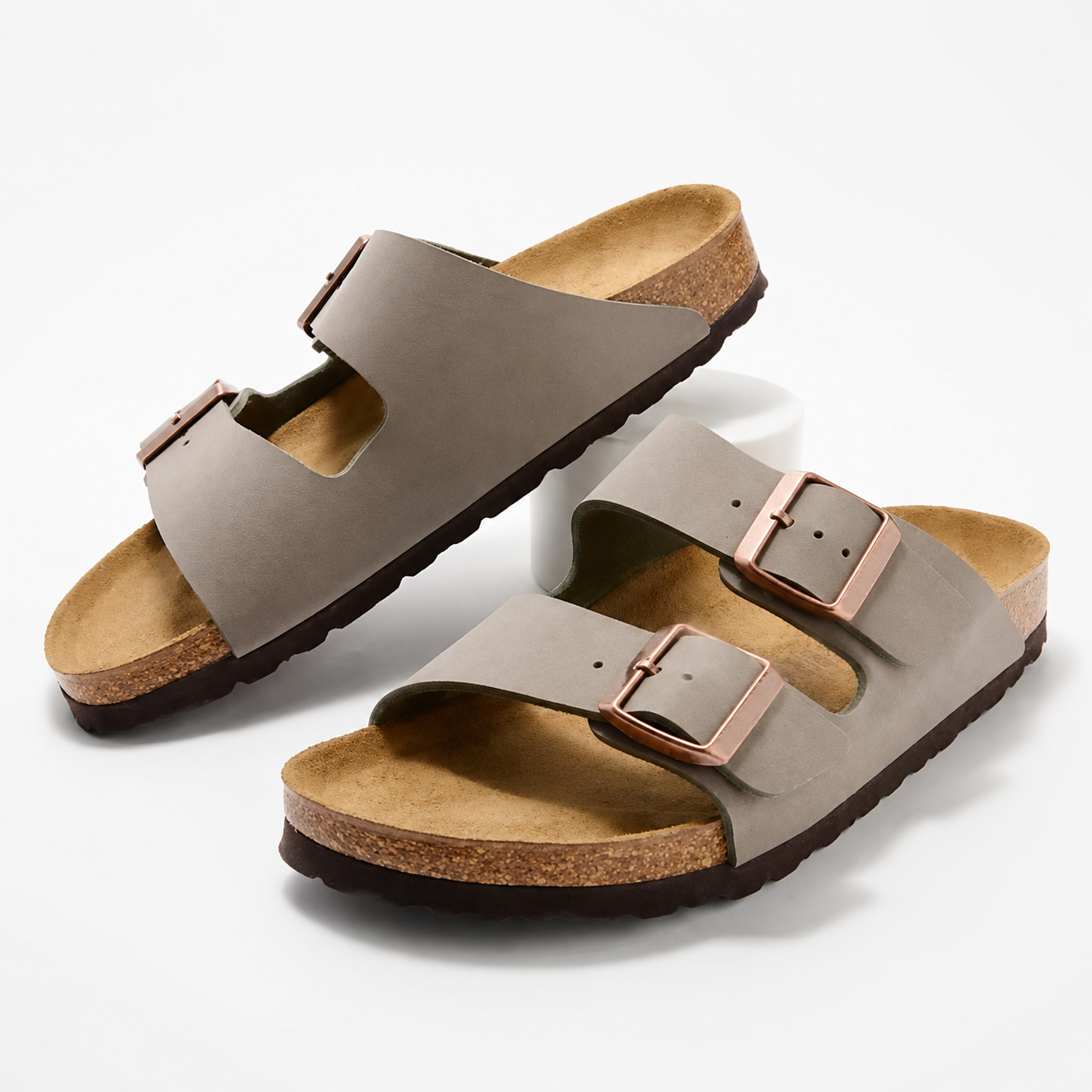 Two Strap Slide Sandals With Strap For Men