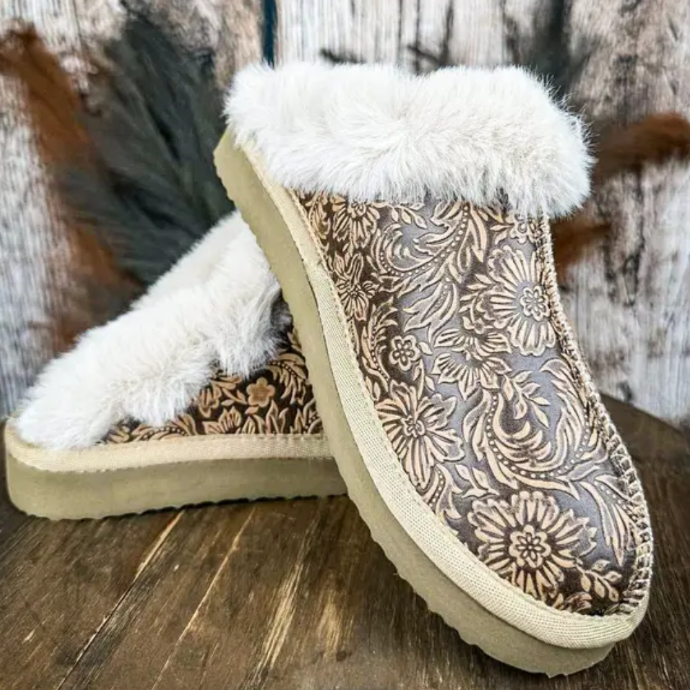 Very G Embossed Lolly Slipper