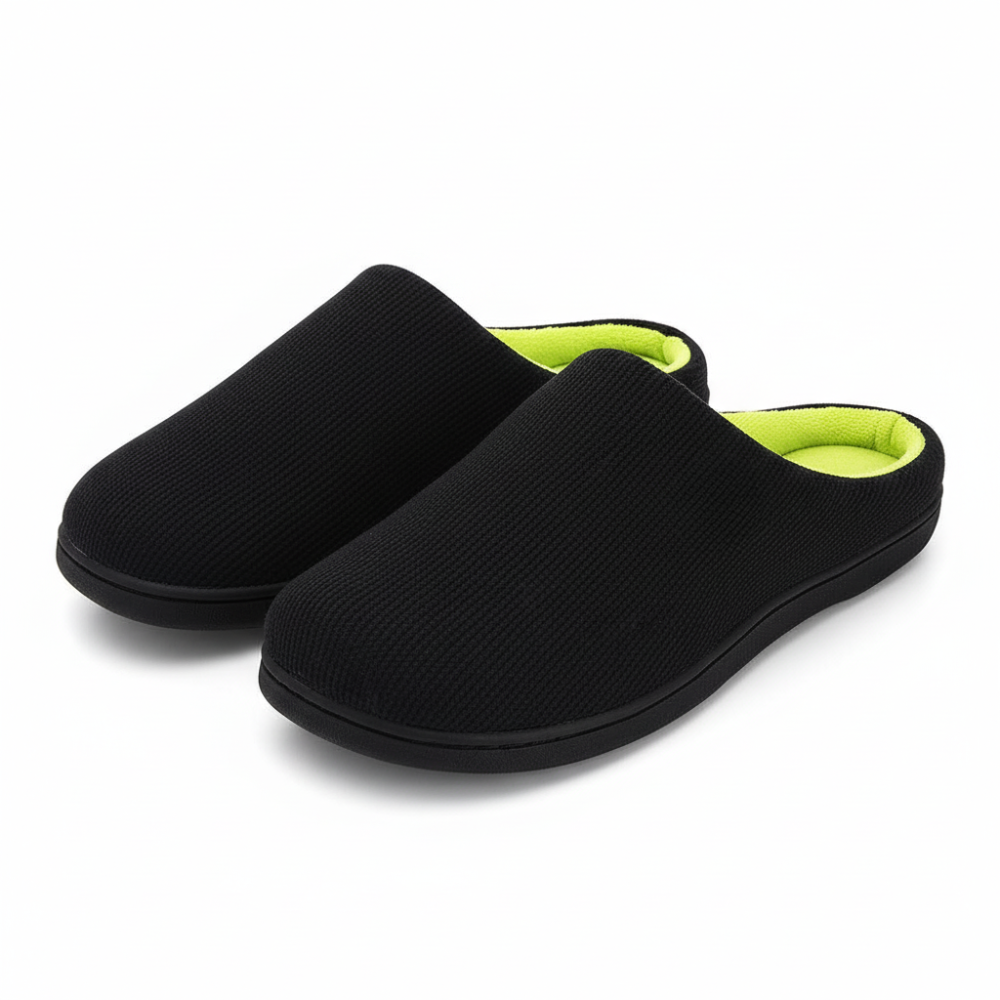 Cozy Indoor Slippers With Memory Foam Cushion