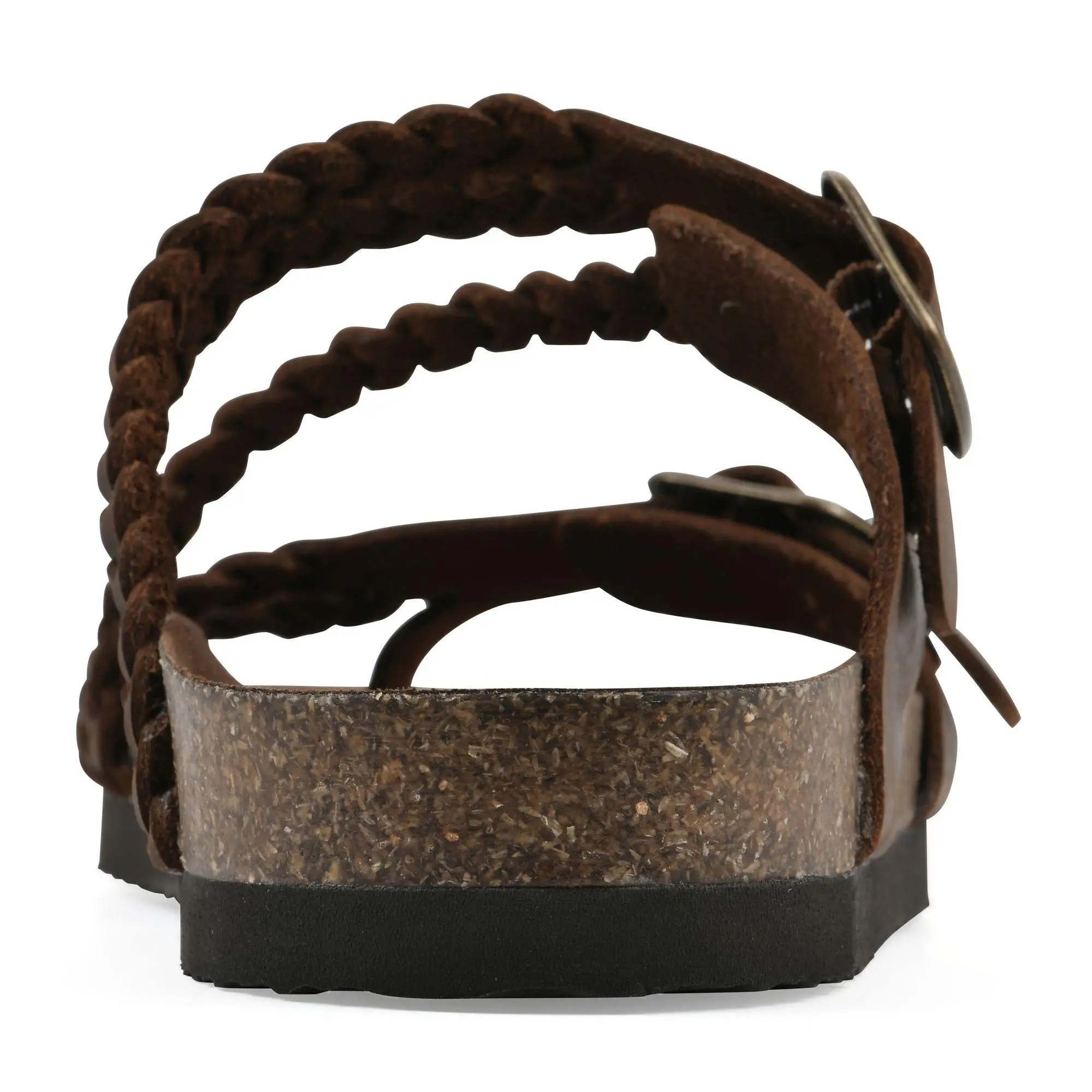 Casual Braided Strap Footbed Sandals for Women