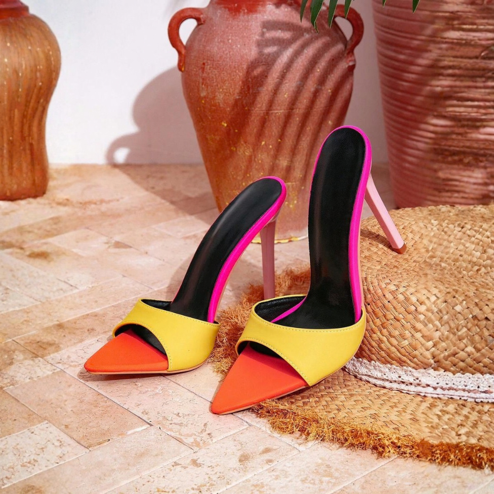 Casual Pointed Stiletto Sandals For Women