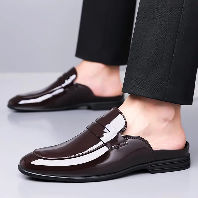 Versatile Summer Semi Drag Formal Shoes For Men