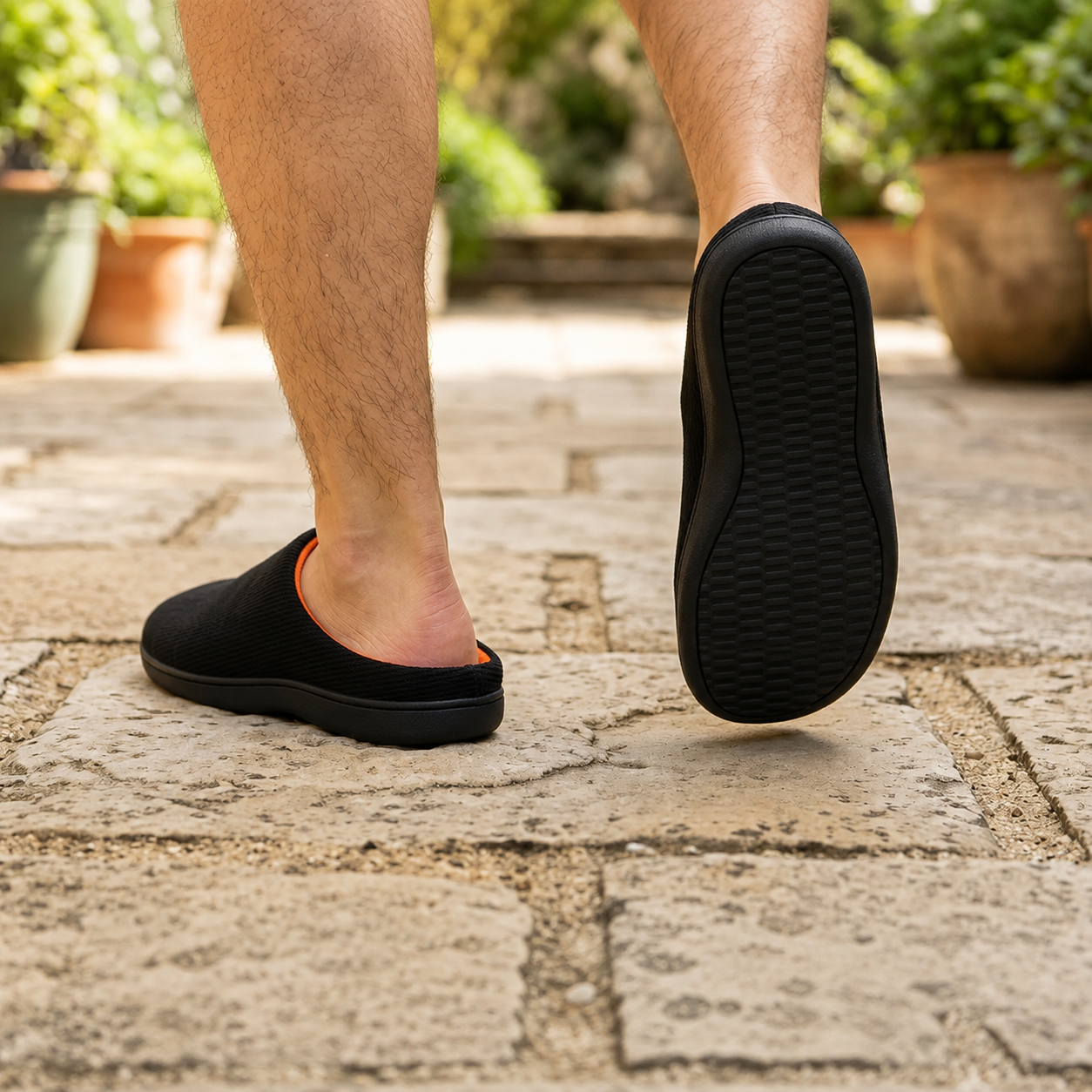 Casual Indoor Outdoor Memory Foam Slide Slippers For Men And Women