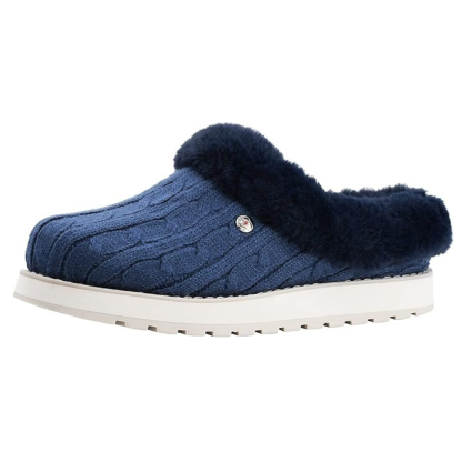 Faux Fur Lined Warm Slippers For Women In Winter