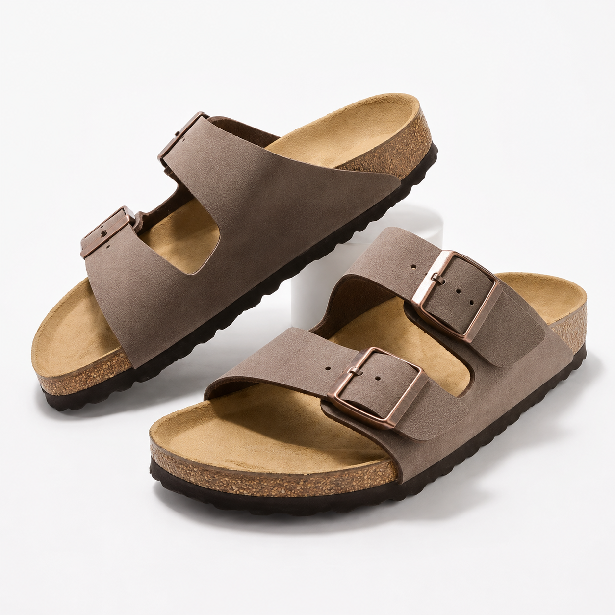 Two Strap Slide Sandals With Strap For Men
